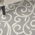 thumbnail image 6 of Nourison Grafix Floral Grey 5'3" x 7'3" Area Rug, (5x7), 6 of 8