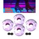 thumbnail image 3 of 4 piezas de patines de ruedas accesorios de patineta flash LED para patinaje de Rosado Sunnimix Rodillo de patines, 3 of 8
