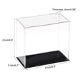 thumbnail image 2 of Unique Bargains Acrylic Clear Display Case Box Dustproof Protection Showcase Cube Collectibles Show Box 20x10x20cm, 2 of 7