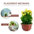 thumbnail image 4 of FUEENIRVA Modern Dark Red Indoor Flower Pots with Drainage Holes 20Pcs, 4 of 6