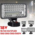 thumbnail image 2 of Lámpara LED de 18 V, linterna de trabajo BL1430 BL1830, lámpara de trabajo con USB para exteriores, iluminación para acampar, para batería de litio Makita de 18 V, 4 pulgadas, 2 of 5
