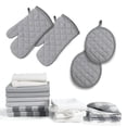 thumbnail image 2 of Set de paños de cocina y paños de cocina Lane Linen, 20 unidades, color gris, 2 of 9
