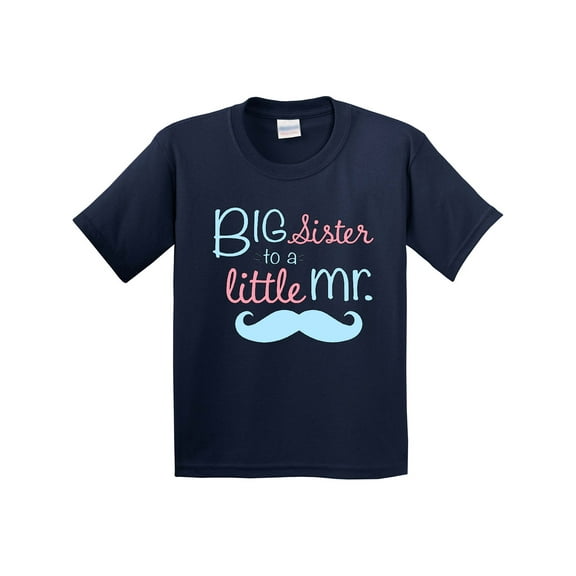Inktastic Big Sister to a Little Mr Youth T-Shirt