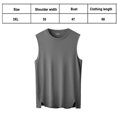 thumbnail image 2 of Camisetas deportivas sin mangas para hombre, camisetas sin mangas para correr, camisetas sin mangas suaves y transpirables, camisetas sin mangas, color gris, 2 of 7