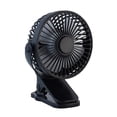 thumbnail image 1 of Portable Silent Fan, Silent 3-Speed Clip-On Desk Fan, 720 Adjustment, Suitable for Office, Black, 1 of 4