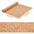 thumbnail image 2 of 2 Roll 53x11.8inch Cork Fabric Sheets PU Natural Real Cork Leather Fabric for Making Earring Bag Phone Cover, 2 of 7