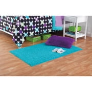 Teal shag rug Teal shag rug