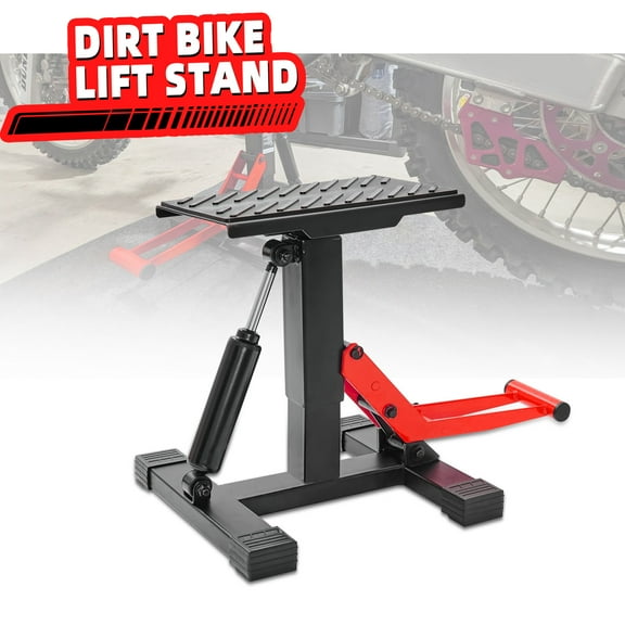 Lafati 440 lbs Hydraulic Dirt Bike Lift Stand - Adjustable Motorcycle Jack for Repair & Maintenance
