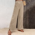 thumbnail image 3 of SIYUDAN Womens Pants Ladies Casual Pants Khaki Adult Womens Pants Loose Sweatpants Women Wide Leg Trousers Women Womens Fall Pants, 3 of 4