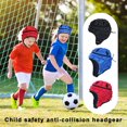 thumbnail image 2 of Pebbuoy Rugby Helmet Headguard with Adjustable Strap Ultralight Impact-Resistant Soccer Ski Soft Protective Helmet for Kids Youth, 2 of 7