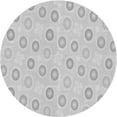 thumbnail image 1 of Ahgly Company Indoor Square Patterned Dark Gray Area Rugs, 3' Square, 1 of 6