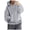 Light Gray, variant on UOCUFY Men's Oversized Zip Up Hoodie Fleece Sweatshirts with Pockets | Cotton Blend Sweatshirts,Fall Clothes Outfits,Full Zip Up Hoodie,Long Sleeve Winter Jackets,Relaxed Fit Coat Dark Green,Size XL