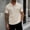 Khaki, variant on WIZUTIZ Mens Work Henley Shirts 2026 Short Sleeve Casual Slim Fit Button Up Waffle Golf Shirts with Pockets Tennis T Shirts