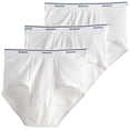 thumbnail image 1 of Calzoncillo Fruit of the Loom para hombre, paquete de 3, blanco, talla L, 1 of 2