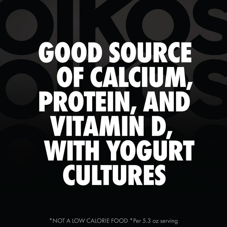 Oikos Triple Zero Banana Creme Greek Yogurt, 15g Protein, 4ct, 5.3
