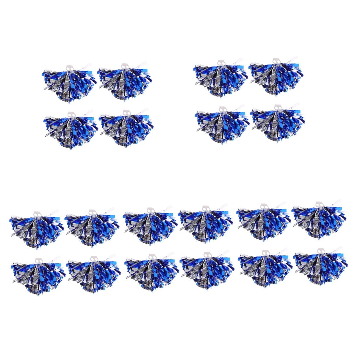 FOMIYES Decorative Pom Poms Blue Pe Reusable for Party Cheerleading Lightweight kle