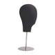thumbnail image 2 of Modelo de cabeza de maniquí, pantalla resistente, sombreros para el cabello, postizos, soporte de exhibición para peluca negro, 2 of 8