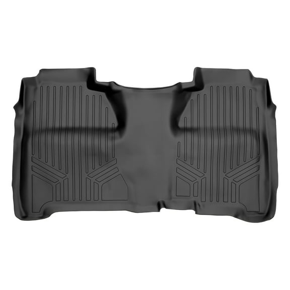 SMARTLINER 2nd Row Custom Fit Floor Liners Compatible with 2014 - 2018 Chevrolet Silverado 1500 Crew Cab (Gasoline | Carpet | 2nd Row Full Coverage )