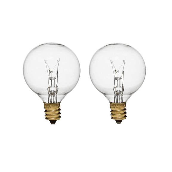 HIBIBUD 2Pcs Light Bulbs for Scentsy,Wax Warmer Bulbs for Scentsy Wax Warmers,Long Lasting Salt Lamp Bulbs