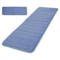 thumbnail image 3 of 2X 120x40cm Absorbent Nonslip Memory Foam Kitchen Bedroom Door Floor Mat Rug Carpet Dark blue, 3 of 3