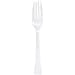 thumbnail image 1 of Lillian Tablesettings 48-Count Premium Plastic Fork, Pearl, 1 of 3