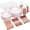 Rose Gold-50 Guest, variant on 176white Plastic Plates Disposable For Wedding Party