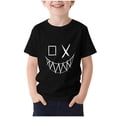 thumbnail image 3 of Piuwrlz 2/3T Boys Short T-Shirts Sleeve Toddler Graphic Shirts Tops Boy Graphic Shirts Crew Neck Pullover T Shirts Black Size 4-5 Years, 3 of 6