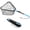 31" Full (Fixed Pole, variant on Triangle Fishing Net, Foldable, Lightweight & Strong Landing Net with Non-Slip Elastomer Handle, Built-in Elastic Lanyard and Belt Clip, Fishing Gear