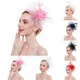 thumbnail image 2 of Coofit Fascinator Hat Creative Eye-catching Mesh Flower Party Headpiece Party Headband, 2 of 7