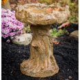 thumbnail image 1 of Athena Garden Cast Stone Log Bird Bath, 1 of 1