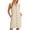 Beige, variant on Summer Women's Sleeveless Mini A-Line Dress Open Button Pocket Loose Long Casual Daily Out Wear
