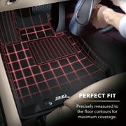 3D MAXpider 2006-2010 Jeep Commander Kagu 1st Row Floormat - Black (L1JP00711509)