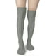 thumbnail image 1 of Calcetines hasta la rodilla para mujer - Calentadores de piernas de punto cálidos y acogedores - Medias gruesas para botas, 1 of 5
