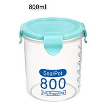 Storage Containers Seal Pot Kitchen Grain Storage Box Food Storage Storage Tank Light Blue M Clearance! 1X Storage Box