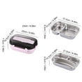thumbnail image 3 of MOPOOR Stainless Steel Split Fast Food Bento Box Insulation Bento Box High-Grade Stainless Steel Liner Box,Lunch Box/Portion Control Food Container with Lunch Bag and Cutlery Set, BPA Free, 3 of 3