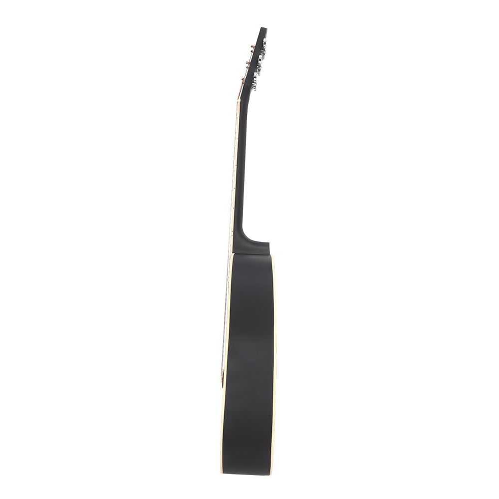 41-Inch Notch Spruce Panel Matte Edging Folk Guitar Bag Shield Wrench Black