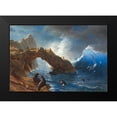 thumbnail image 2 of Bierstadt, Albert 18x13 Black Modern Framed Museum Art Print Titled - Seals on the Rocks, 2 of 5