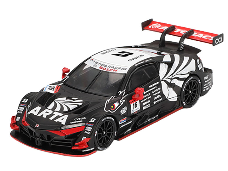 Honda NSX-GT "Type S" GT500 #16 "ARTA" "Super GT Series" (2023) Limited Edition 1/64 Diecast Model Car by Mini GT