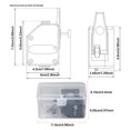 thumbnail image 4 of ruzhgo Kit d'Extrusion Double Entraînement Engrenage Interne Imprimante 3D Filament Flexible Réparation Extrusion Entretien Pièces Accessoires Transparent Noir, 4 of 6