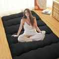 thumbnail image 3 of Japanese Futon Mattress Floor Mattress for Kids, Japanese Futon Floor MattressSize Sleeping Mattress for Floor, Tatami Mat, Roll Up Mattress Camping Mattress Pad,Black, 3 of 9