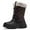 8023 Brown, variant on Women's Winter Waterproof Slip Resistant Snow Boots Warm Faux Fur Lined Mid-Calf Boots