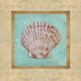 thumbnail image 3 of Broughton, Rita 12x12 Black Modern Framed Museum Art Print Titled - Shell and Damask I, 3 of 5