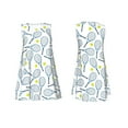 thumbnail image 4 of Lafuoo Tennis Rackets And Balls Pattern Women's Sleeveless Dress, Round Tie Pocket Short Sleeve Dress Summer Clothing, Suitable for Vacation, Leisure, Work-Small, 4 of 8