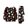 thumbnail image 4 of 2026 Matching Family Halloween Pajamas Set, Fall Sleepwear, Ghost & Pumpkin Printed Holiday Sleepwear, Soft Loungewear PJs Outfit, 4 of 4