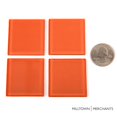 thumbnail image 2 of Milltown Merchants 1.8 Inch Large Crystal Mega Mosaic Tiles - Orange - 3 Pound, 2 of 2