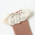 thumbnail image 6 of Eleanos Infant Socks 0-3y Girls Baby Girl Socks Baby Socks Kids Toddlers Girls Knee High Princess Infant Long Soft Cotton Lace Socks Children Socks Baby Girl Socks, 6 of 6