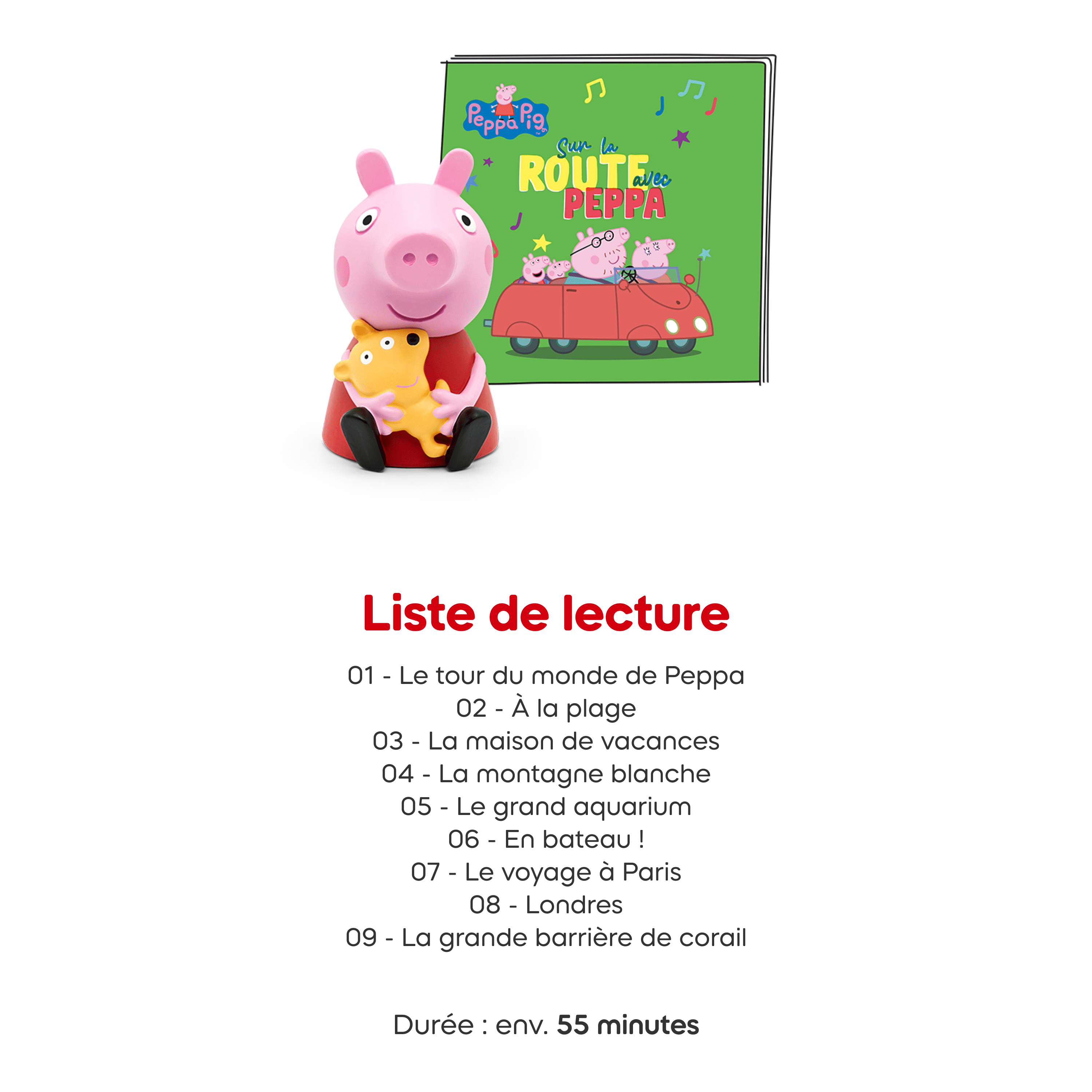 Tonies FRENCH - Sur La Route Avec Peppa Pig