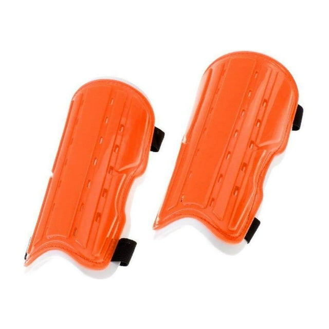 facefd Soccer Football Training Sports Shin Guard Guard Pads Protector Calf Pads Support Protector Orange
