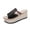 Black, variant on Women's Platform Wedge Sandals Open Toe Espadrilles High Heel Slip-On Mules Summer Beach Sandals, White Size 5.5