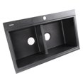 thumbnail image 6 of Nantucket Sinks PR3420PS-BL Prep Station Toprmount Granite Composite Black, 6 of 7